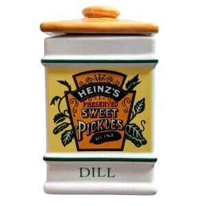 VTG The Country Store Spice Jar Dill With Lid Heinz Sweet Pickle 1991